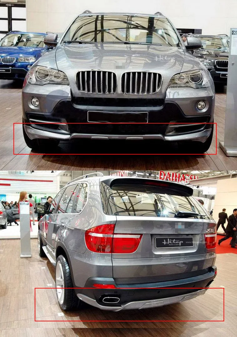 HOT bodykit body kit skid plate bumper for BMW X5 E70 2007 2008 2009 2010,slap-up brand new ABS,ISO9001 quality,promotion price