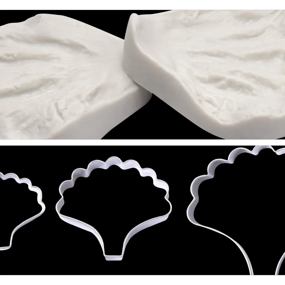 Carnation Impression Flower Mold Silicone Veiner Mold Cake Decorating Fondant  Sugarcraft Cake Mold for Sugar Flower