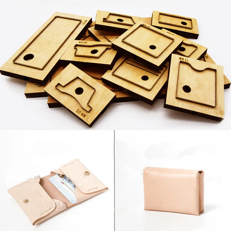 Porte-cartes de couture en cuir pour bricolage, matrices de découpe, couteau en fer, moule à lame, 100x70mm, 1 pièce