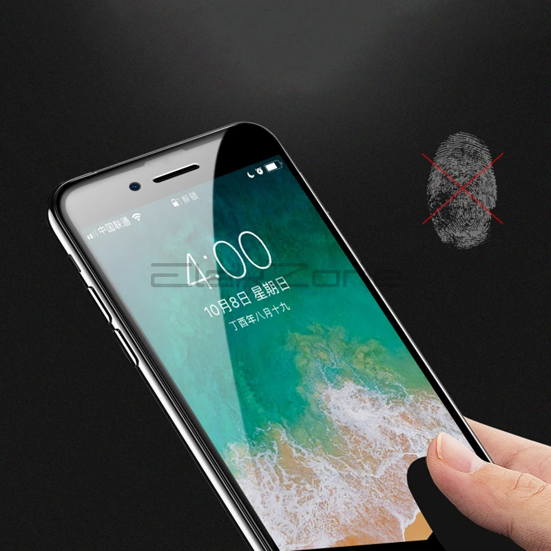 Vetro temperato a copertura totale per iPhone 7 8 6 6s Plus X Cover protettiva per schermo per iPhone 6 6S 8 7 Plus pellicola protettiva per vetro