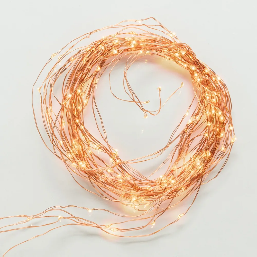 New Year LED Christmas Lights Outside Outdoor Warm White Waterfall Curtain Fairy Lights for Bedroom Icicle Girland Street