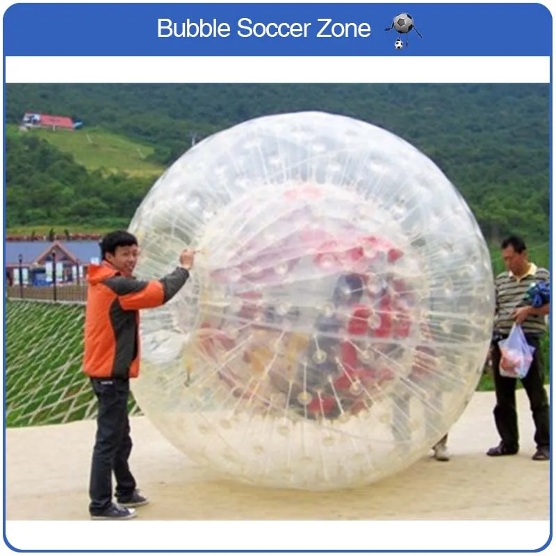 

Free Shipping 2.5m Inflatable Zorb Ball Giant Inflatable Balloons Outdoor Transparent Ball Human Zorb Ball