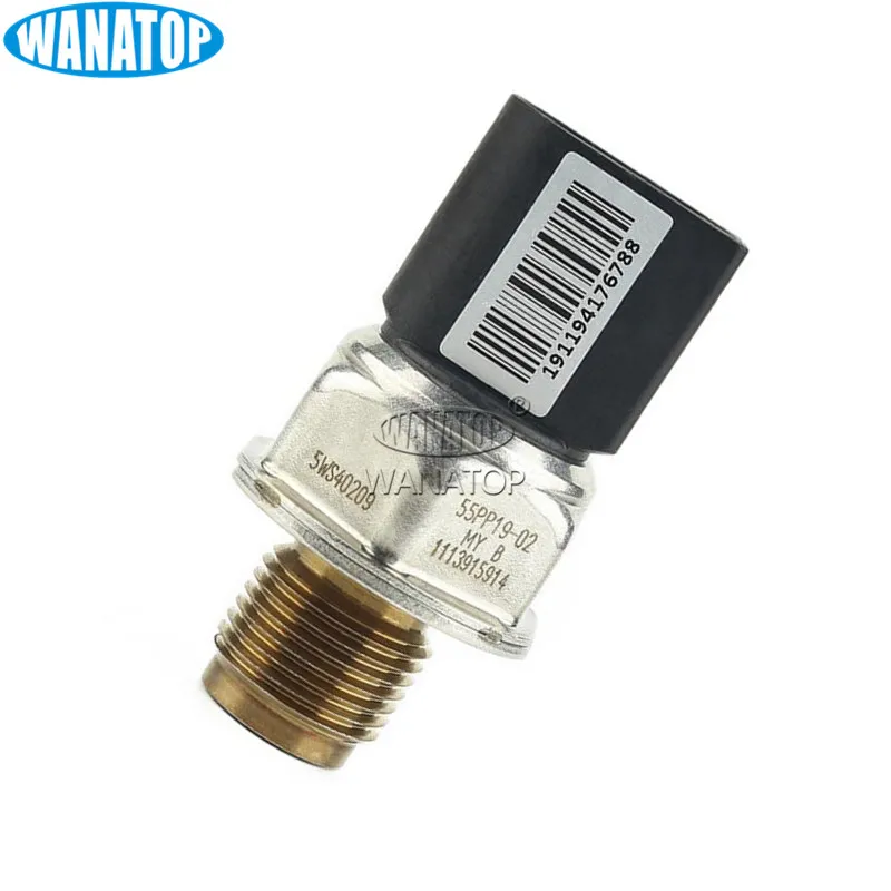 Fuel Pressure Sensor 55PP19-02 5WS40209 For Land Range Rover Discovery LR3 LR4 2.7