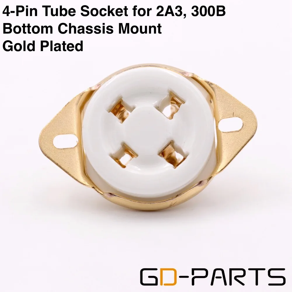 1 Máy Tính Dưới Khung Xe Núi 4Pin U4A Ống Gốm Ổ Cắm Van Căn Cứ 811 274A 572B 300B 71A PX4 Vintage bộ Khuếch Đại DIY