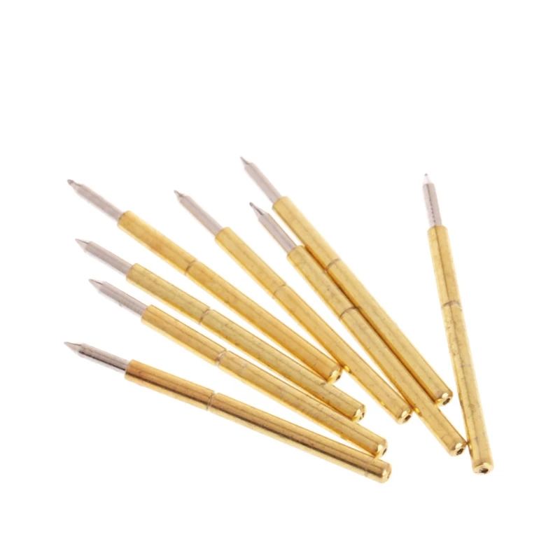 100 Pieces Spring Test Probe Pogo- Pin Tool P75-B1 Dia 1.02mm Length 15.85mm 100g for Conductive Test Tools Durable