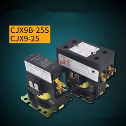 1Pc AC Contactor for air conditioning CJX9B-25S/CJX9-25 air conditioner cabinet external unit  1P/2P 220V 50/60Hz