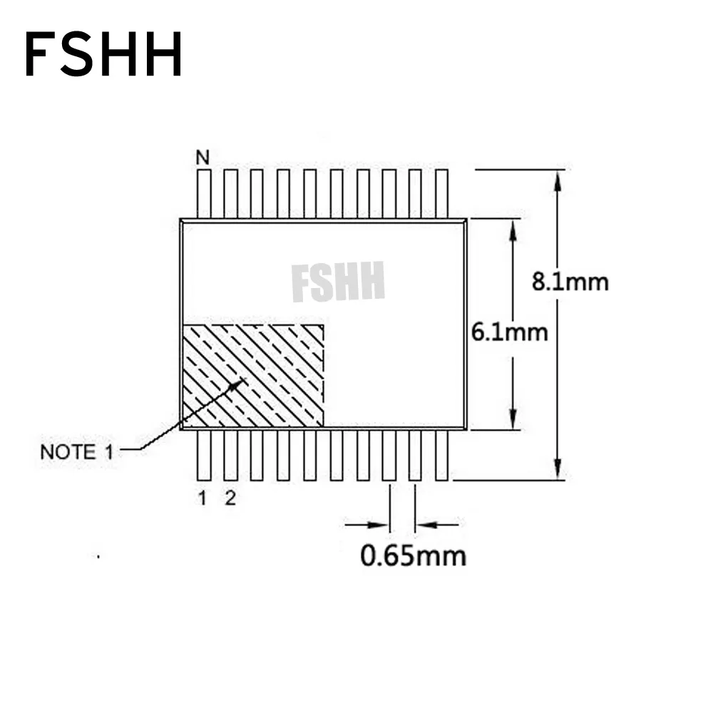 OTS-30-0.65-01 ic اختبار المقبس TSSOP30 SSOP30 محول دبوس الملعب = 0.65 مللي متر العرض = 6.1 مللي متر/8.1 مللي متر