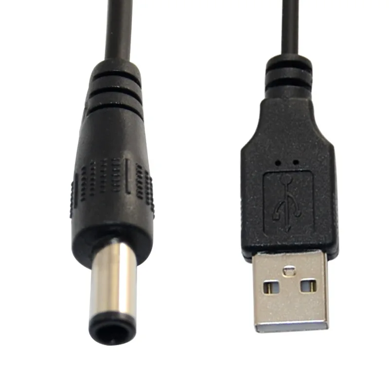 5V2A الحالي الطاقة الحبل كابل الشحن USB إلى DC5.5 * 3.3 مللي متر 5.5x3.3 مللي متر الذكور USB كابل تلسكوبي الربيع كابل