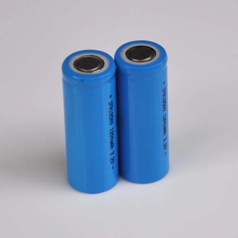 NEW 2-10PCS 3.2V 18500 rechargeable lithium battery IFR LiFePo4 cell 1200mah for solar LED light e-bike power tools