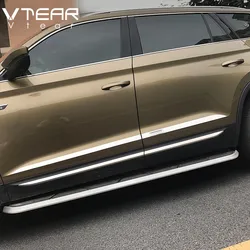 Vtear For Skoda Kodiaq chrome styling door trim strip cover Exterior stainless steel body car-styling accessories parts 2021