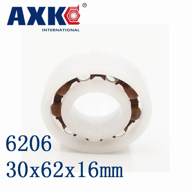 

2023 Hot Sale Real Axk 6206 Pom (10pcs) Plastic Ball Bearings 30x62x16mm Glass Balls 30mm/62mm/16mm