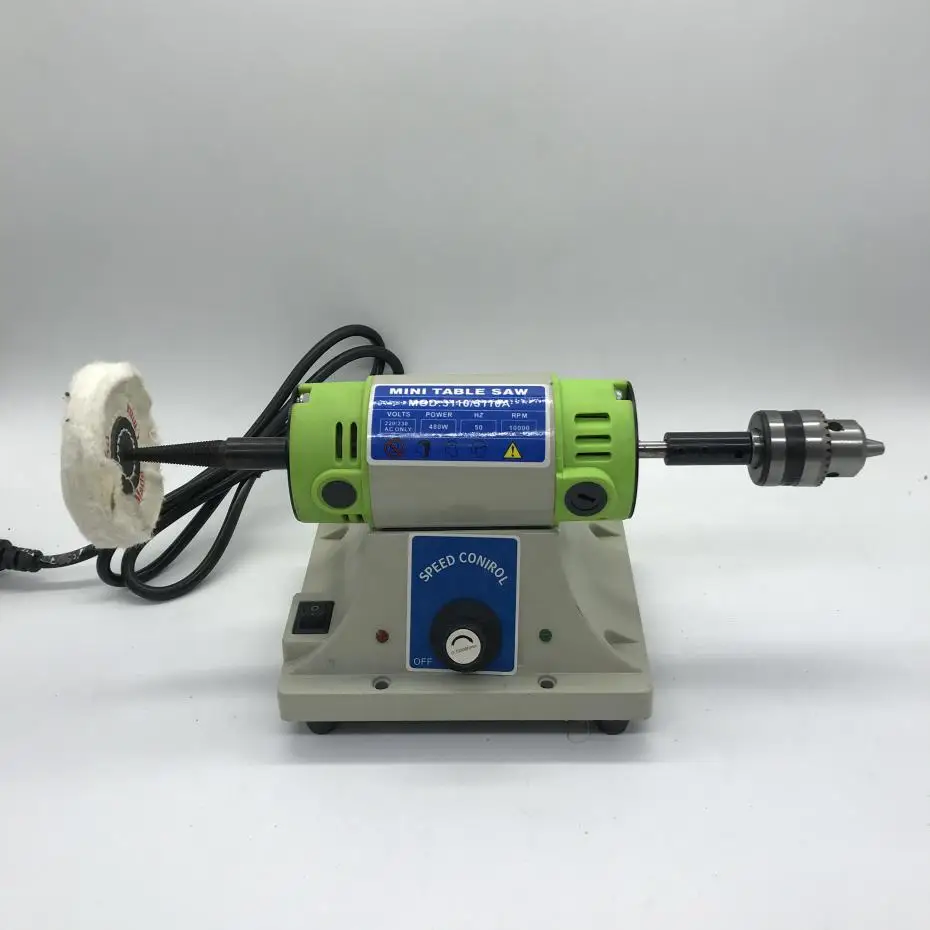 Mini Bench Grinder Electric Versatility Grinding Machine 4mm Chuck Variable Speed Rotary Tool With Flexible Tube Power Tools