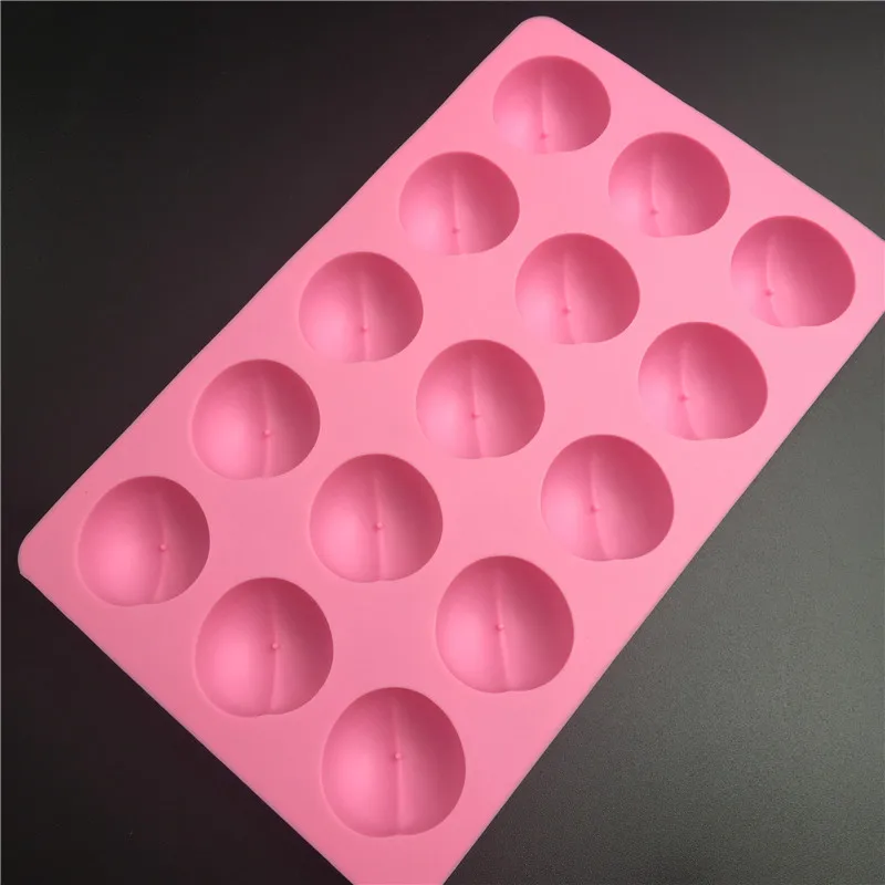 Sex Ass Silicone Cake Mold 15 Holes Ice Cube Mould DIY Silicone Chocolate Molds