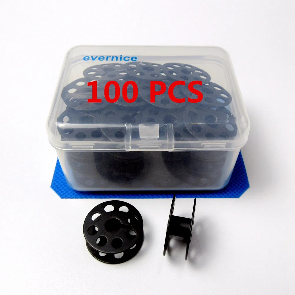 100 Pcs Large Capacity Bobbins For Juki Dsc-246, Dsu-144, Du-141, Du-1181 Ls-341