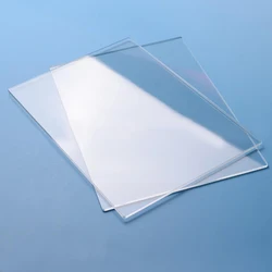 2pcs 155mm*225mm*3mm Generic Acrylic Transparent Cutting Plates For Big Shot