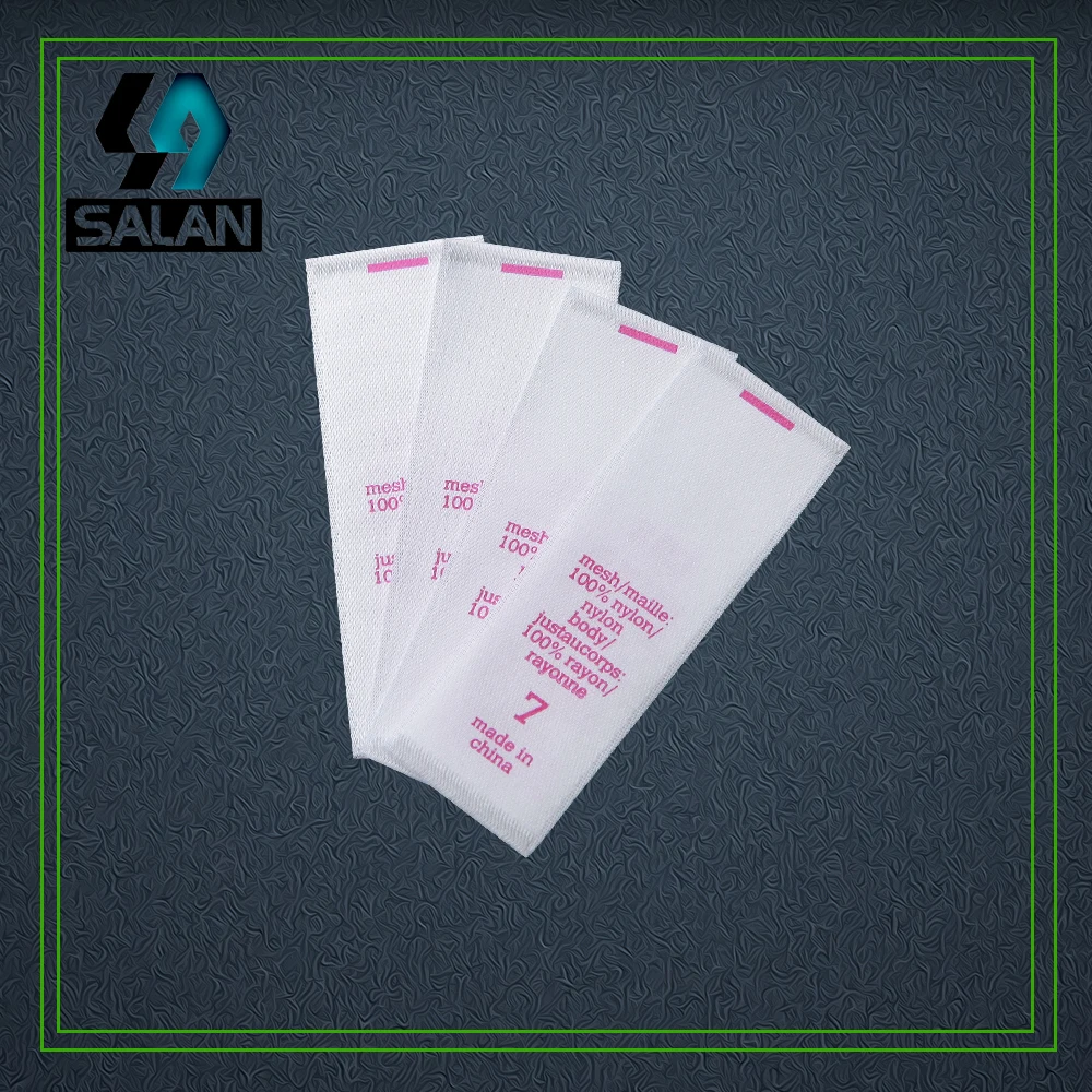 

Free shippin custom print care labels for clothes sewing tags customized fabric washin labels T-shirt bags woven wash label