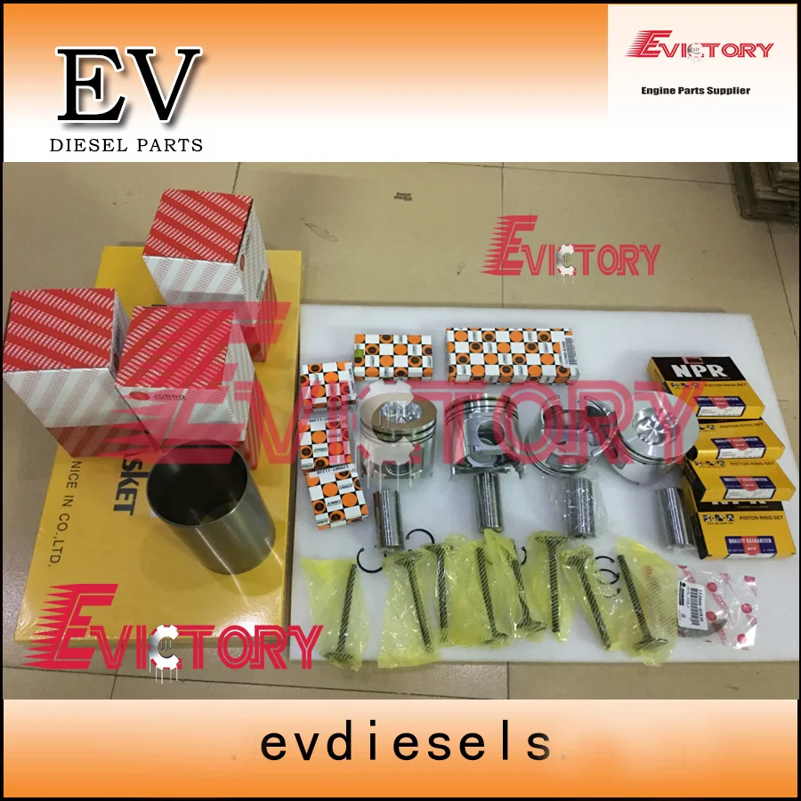 4TNE106T 4TNV106T 4TNE106 4TNV106 water pump oil pump and rebuild kit piston ring cylinder liner gasket bearing