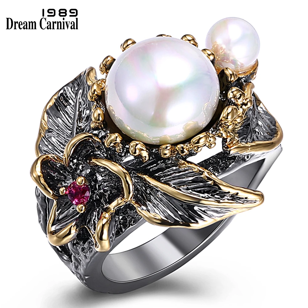 

DreamCarnival 1989, очень рекомендую, хит продаж, коллекция жемчуга, кольцо для женщин, богемский цветочный дизайн, Прямая поставка, подарок WA11611