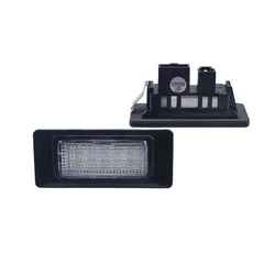 2pcs Car LED License Plate Lights for Audi A1 A6 C7 A7 TT for Volkswagen VW Golf 6 Passat B6 B7 Polo 4D Jetta MK6 Touran Touareg