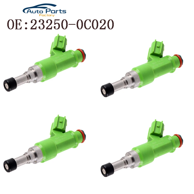 4 PCS New Fuel Injector For Toyota Hilux Vigo 2TRFE Land Cruiser Lexus 23250-0C020 232500C020