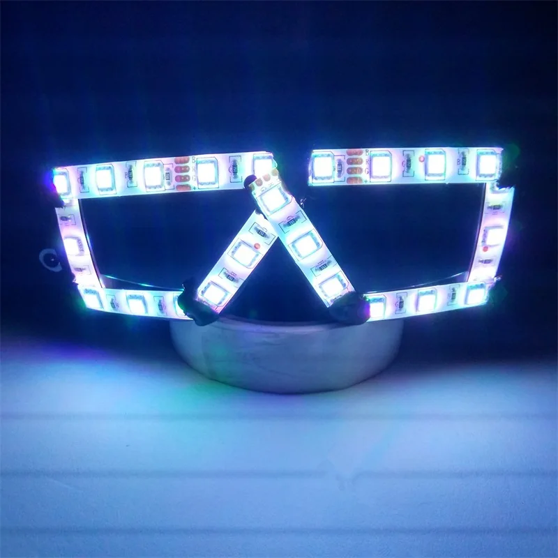 Wecool New design  ray black led glasses luminous gift led glasses for parties colorful lighting flashing Event Party Supplies