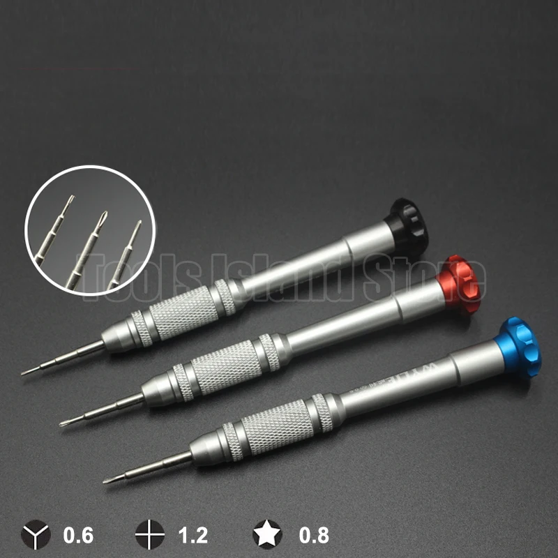 WYLIE Precision Screwdriver Pentagon 0.8 Triangle 0.6 Cross 1.2  tool for iphone Huawei Samsung Xiaomi Opening Rpeair Tools