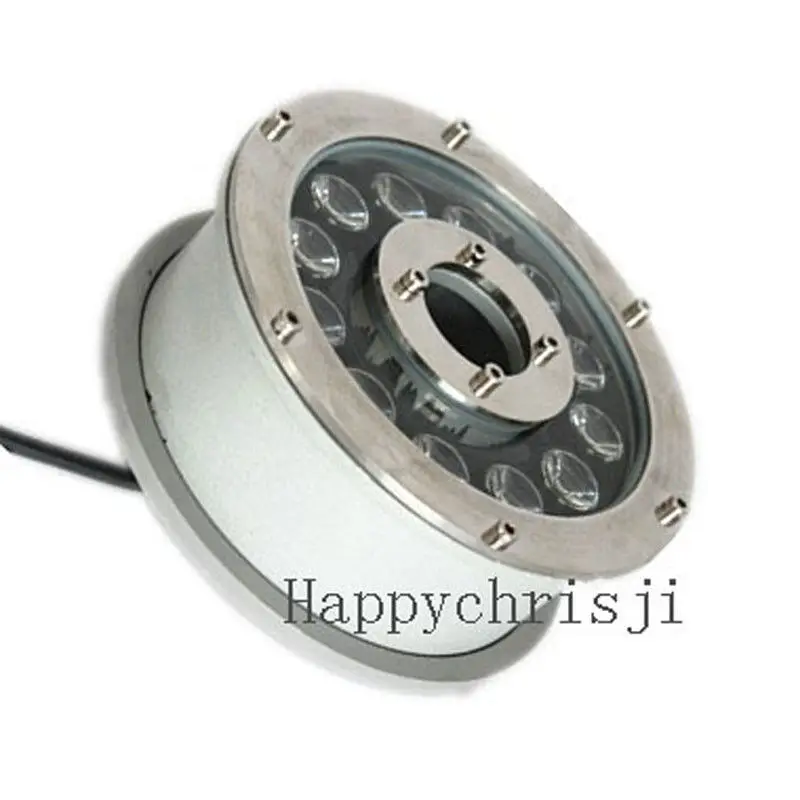 24V LED 12W x1w Multi-Color(RGB) Colorful Fountain Submersible Light / Lamp