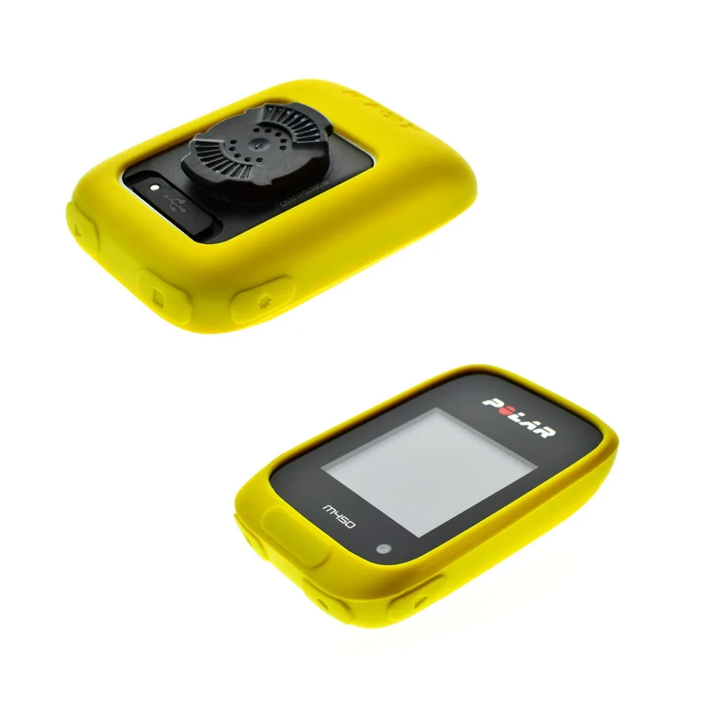 Rubber Protect Skin Case + Screen Protectors Shield Film for Cycling Computer GPS Polar M450 M460