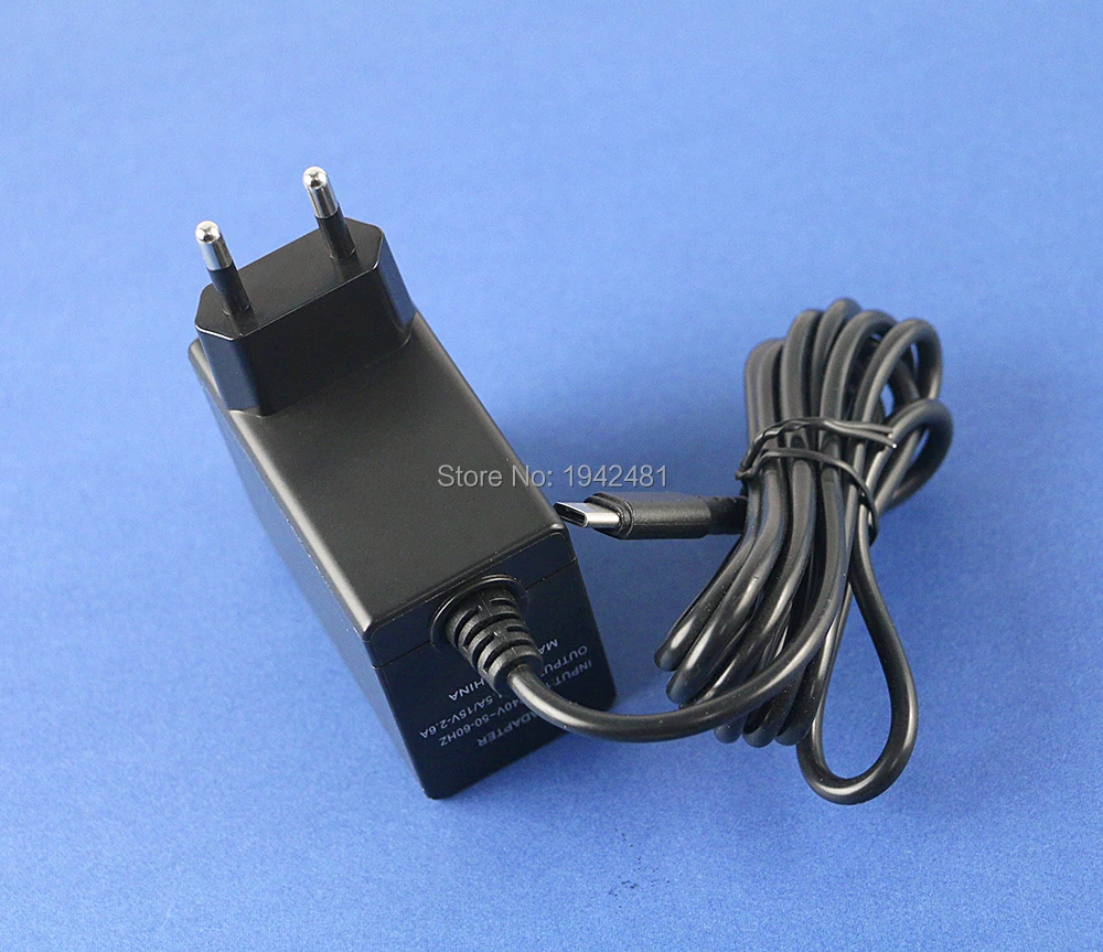 10PCS EU& US plug Power Supply AC Adapter Type-C Quick Charger Cord 15V 1.5A/2.6A for NS Switch Console