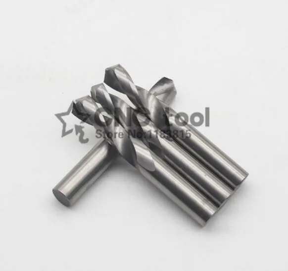 Bộ 5 3.0 Mm-6.0 Mm Chắc Chắn Carbide Xoắn Khoan, Hợp Kim Thẳng Vít Khoan Cây Gai Dầu Hoa, cacbua Khoan Cho Kim Loại (4 Mm/5 Mm/6 Mm)