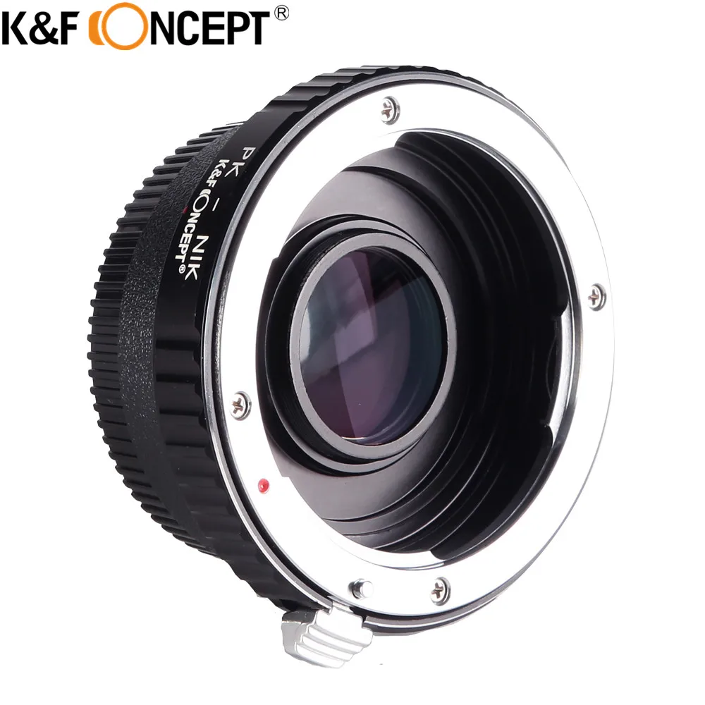 

K&F CONCEPT For PK-AI(With Optic Glass) Camera Lens Mount Adapter Ring for PENTAX PK Lens to for Nikon AI F D90 D300 D700 D7000