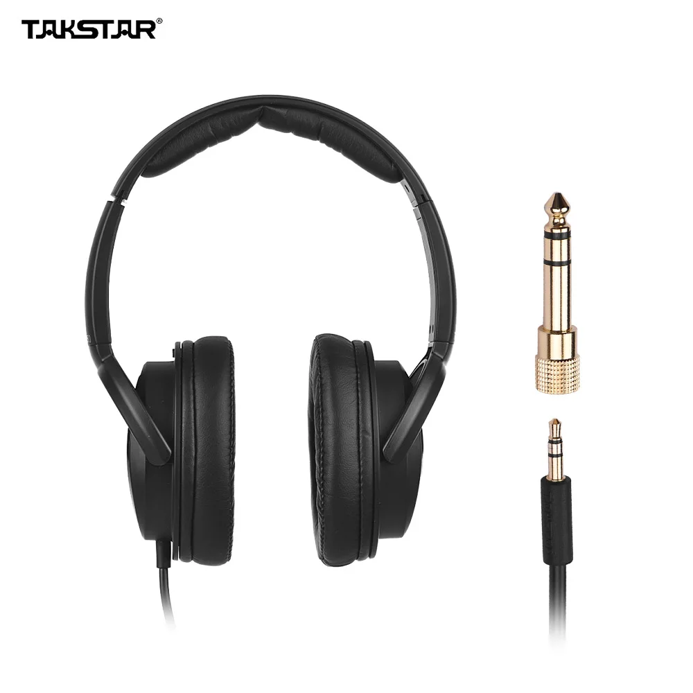 TAKSTAR TS-450 dynamic stereo monitor headphone over-ear headset heavy bass use for music recording monitoring appreciation game