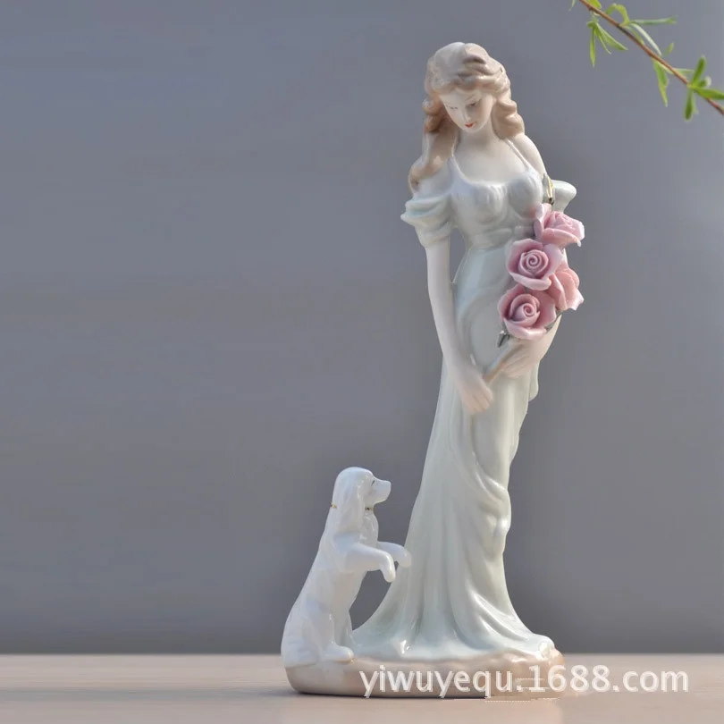 

guci Modern ceramic crafts Decoration European-style female ladies ladies show ornaments product information