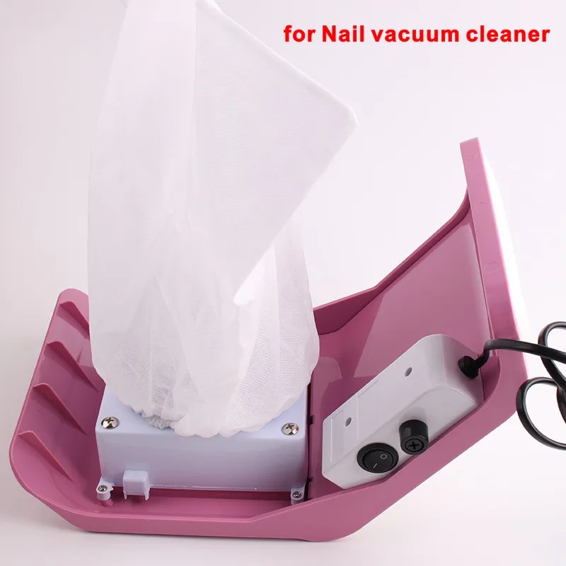 5/10Pcs Nail Dust Collector Bags White Non-woven Replacement Bag Collection Suction for Manicure Dirt Nail Art Vacuum Cleaner