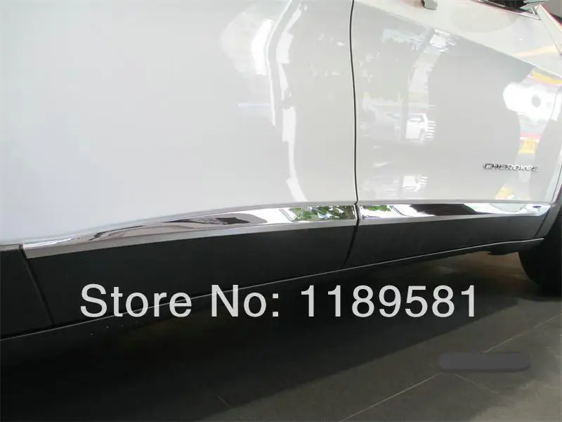 

Для Jeep Cherokee Limited 2014 2015 2016 ABS Хром Боковая дверь корпус литье под давлением отделка Новинка