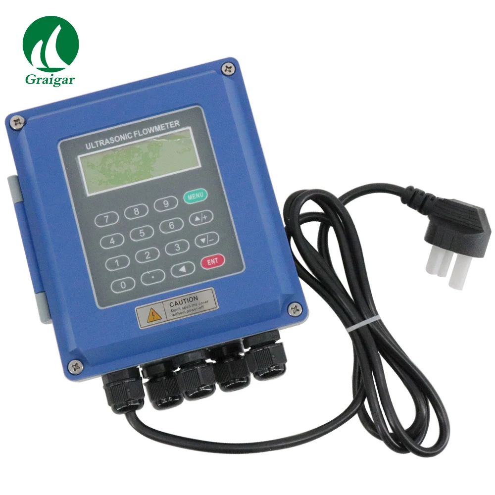 TUF-2000B Digital Ultrasonic Water Flow Meter with Transducer TS-2/TM-1/TL-1 Liquid Flowmeters