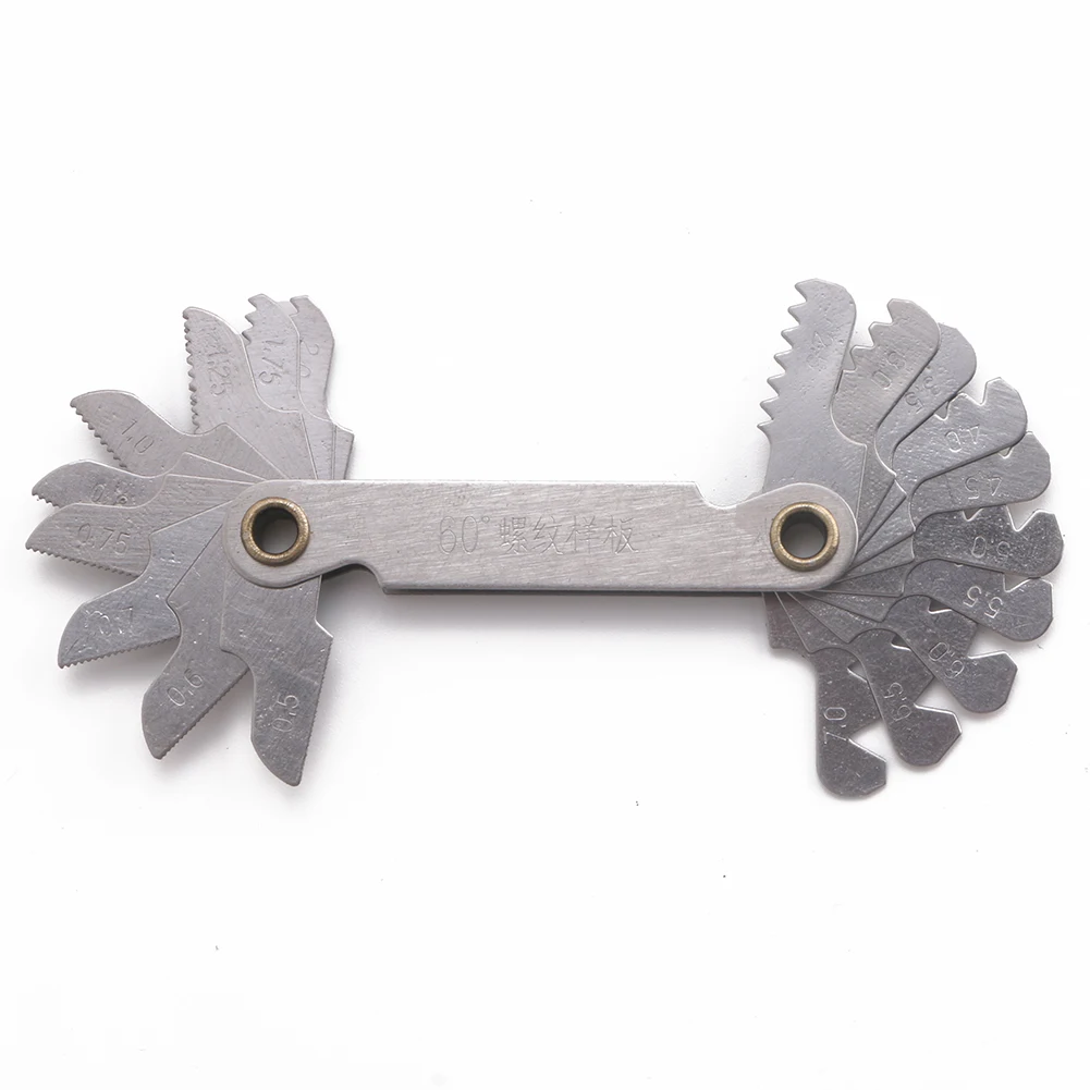 Foldable Screw Pitch Gauge Metric 60 Degree Thread Measuring Gage