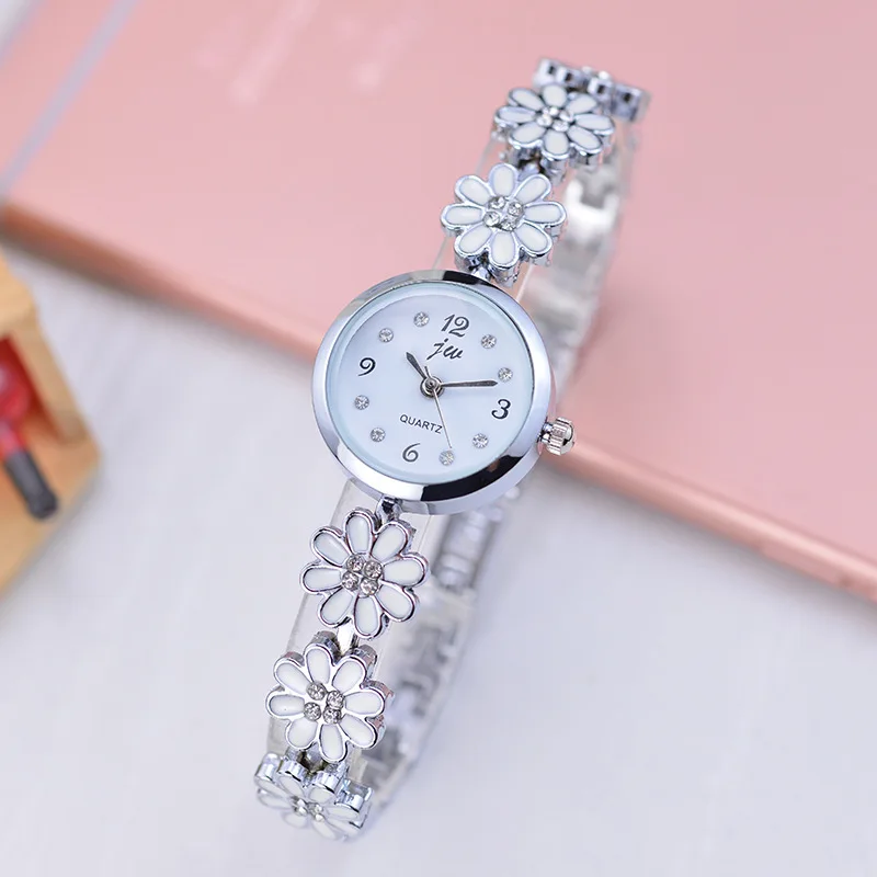 2018 Fashion Brand JW Watches Women Luxury Rose Gold Stainless steel Bracelet Quartz Watch Clock Lady Casual Dress Wristwatches