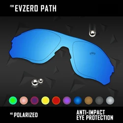 OOWLIT-Lentes de Substituição para Oakley, EVZero Path, Óculos Asian Fit, Polarizadas, Multi Cores