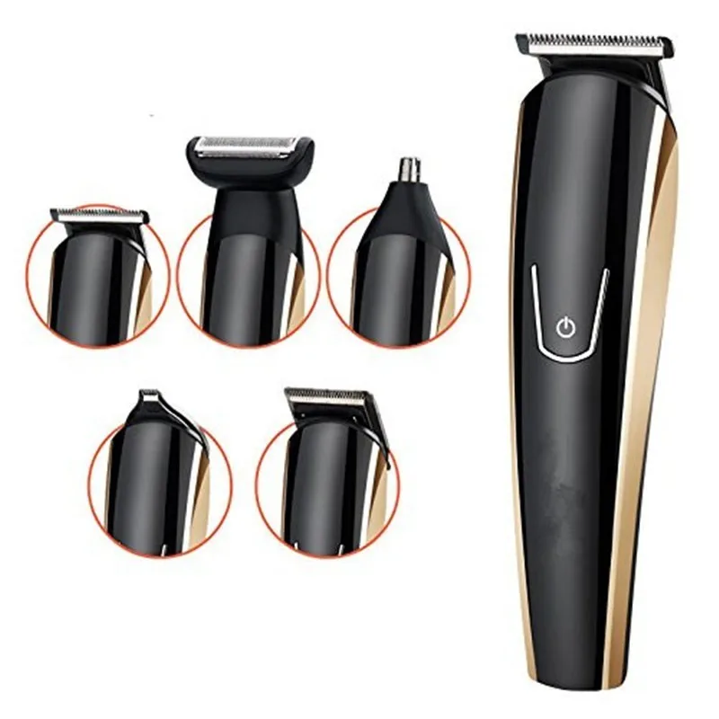 

5in1 Carving Hair Clipper Trimmer Professional Electric Shaver Men Beard Nose Trimmer Razor Hair Cutting Machine Styling Tools