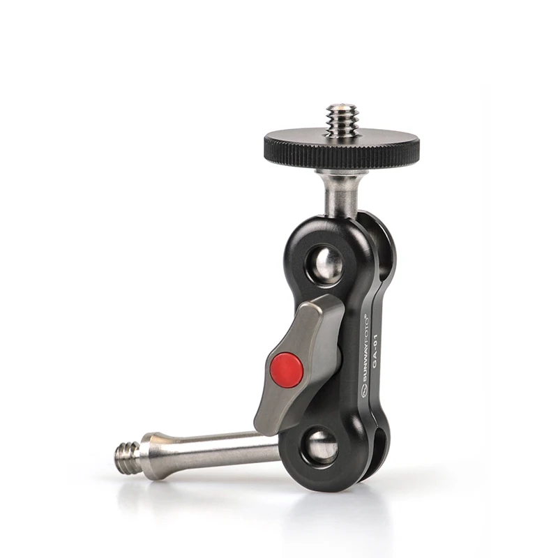 SUNWAYFOTO GA-01 Magic Arm Mount 1/4" Thread Screw for LCD Monitor,LED Lights,and Super Clamp
