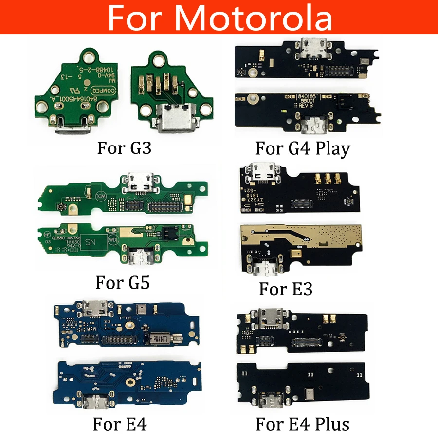 1PC USB Port Jack Dock Connector Charging Board Flex Cable For Motorola Moto G3 XT1540 XT1541 XT1548 G4 Play G5 E3 E4 E4 Plus