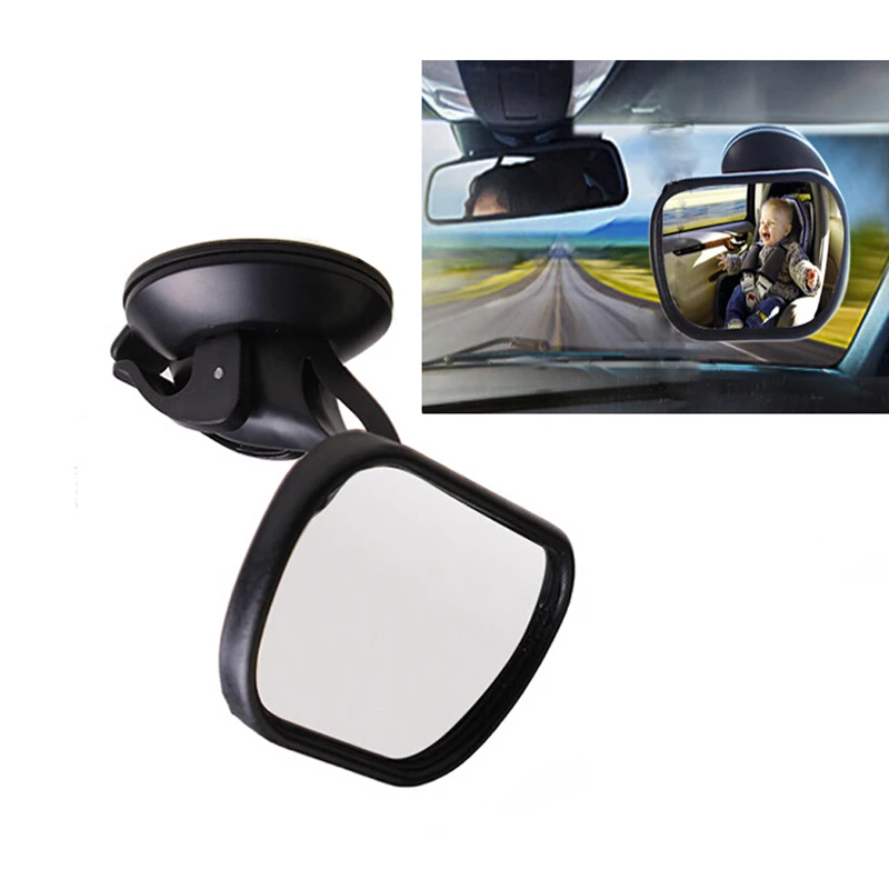 Youwinme Adjustable Universal Mini Car Rear Seat View Mirror Baby Safety Sucker Convex Child Rearview Monitor Mirror