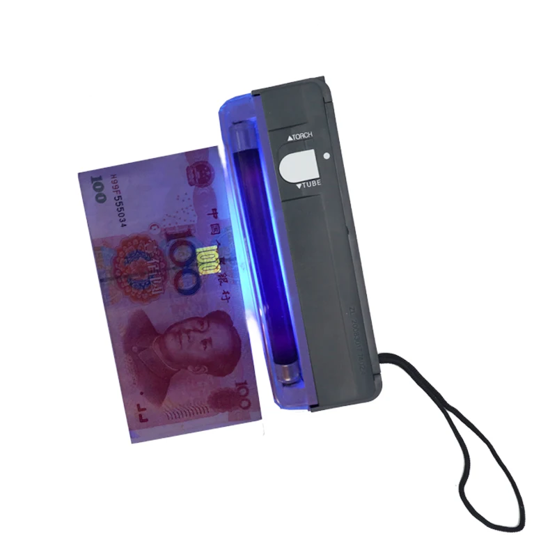 5W Portable Violet Banknote Detector LED Light Torch Lamp ID Card Bill Currency Money Detector 30%OFF