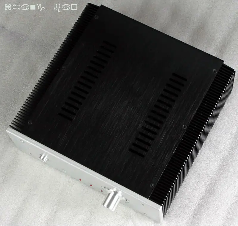 WA17 all amplifier case black wire drawing diy tube amplifier chassis aluminum amplifier enclosure