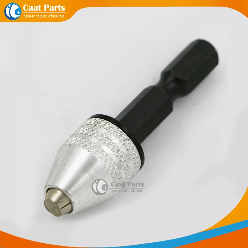 

1/4" 6.35mm Inch Keyless Drill Bit Chuck Quick Change Adapter Converter Hex Shank Capacity Range 0.3mm-3.5mm Drill Chuck