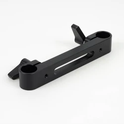 Long Attaching Mount 15mm Rod Clamp Rail Block fr 15mm Rod Camera Rig Support System LWS ARRI Armor Cage Studio Production