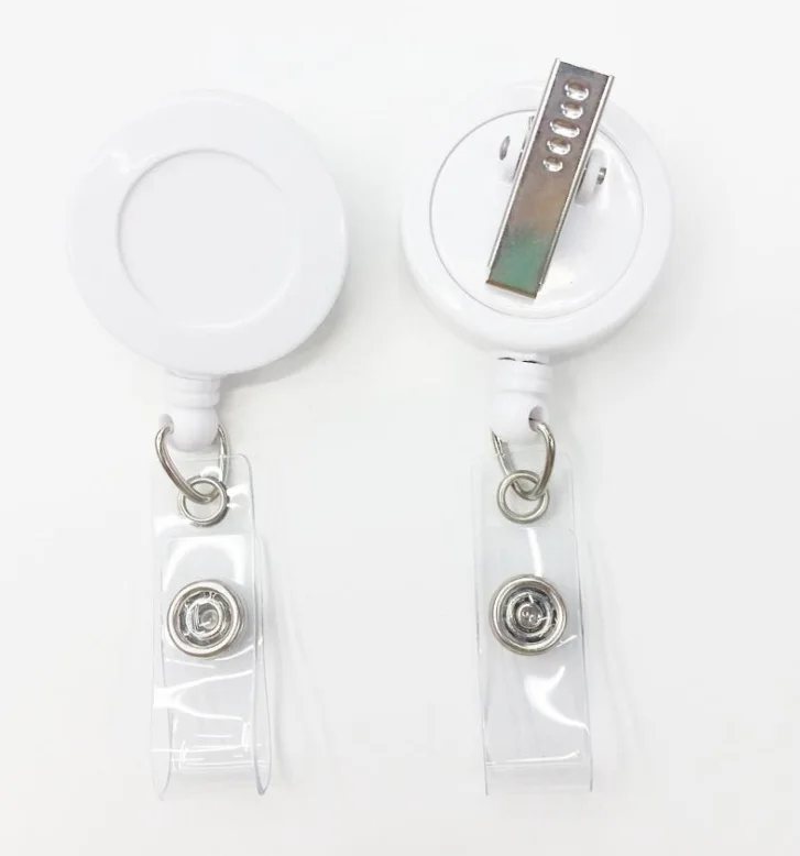 Retractable Lanyard ID Card Badge Holder Reels with Clip Keep ID/ Key 1000pcs/lot lin4103