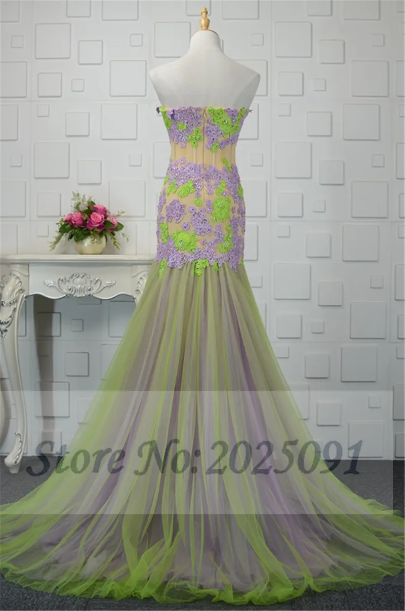 Mới Hình Ảnh Thật Dài Dạ Hội Đầm Hi Lo Homecoming Đầm Suông Voan Phối Ren Appliques Dạ Hội Vestidos De Noiva 2018