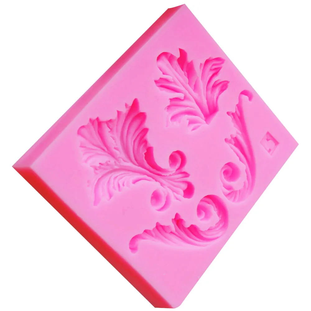 C-214 Flowers Gem Pearl Silicone Mold Relief Border Cake Mold Silicone Baking Tools Decorations Baking Mould DIY